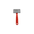 Zampa Silicone Tipped Pet Brush for Cats & Dogs Red 14x6cm