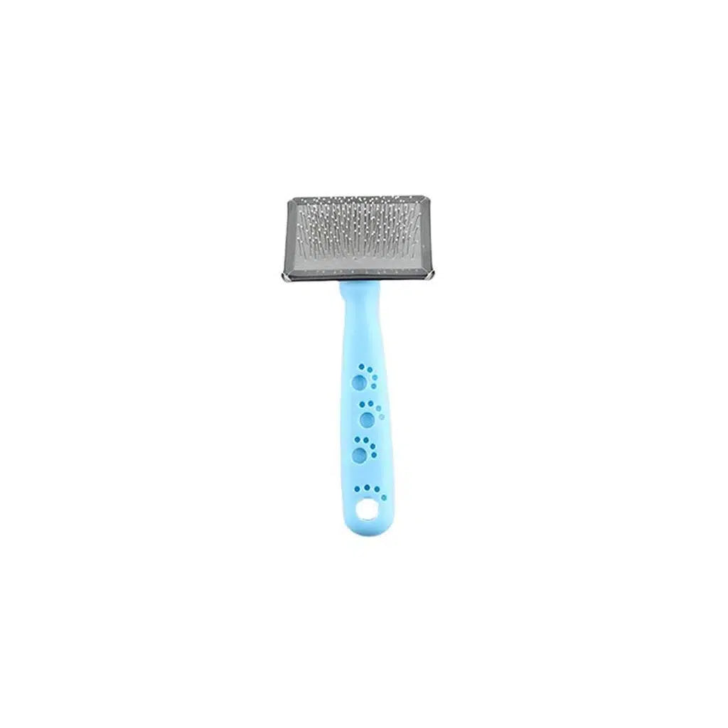 Zampa Silicone Tip Pet Grooming Brush for Cats & Dogs 14x6cm