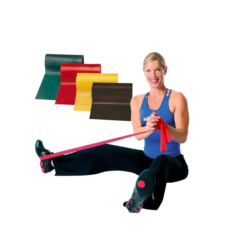 Zemra Exercise Resistance Band Medium Tension Red 1 Unit