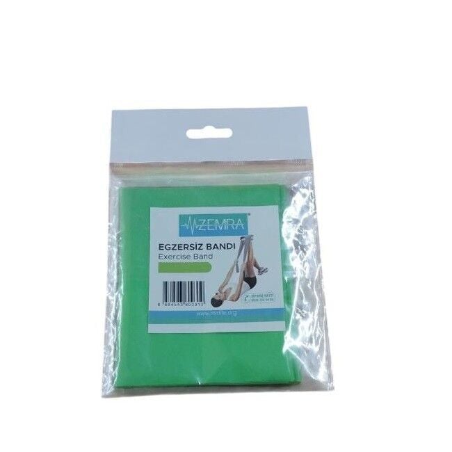 Zemra Exercise Resistance Band Medium Tension Green