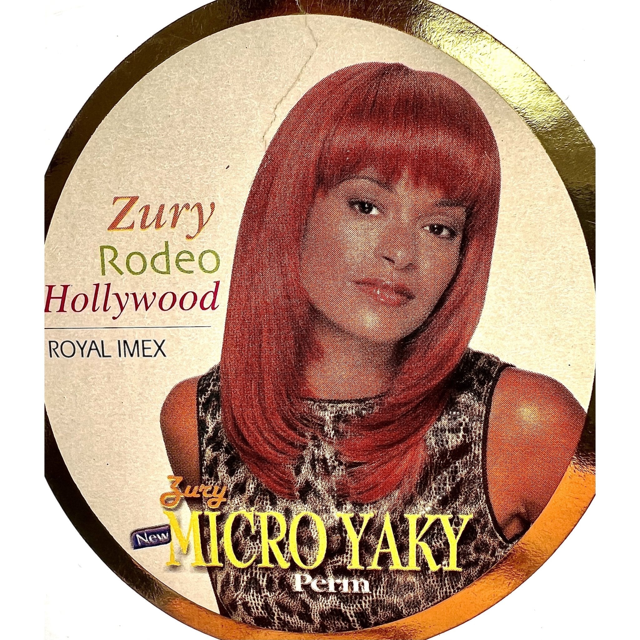 Zury 100% Human Hair Micro Yaky Perm Straight Extensions - Choose Size