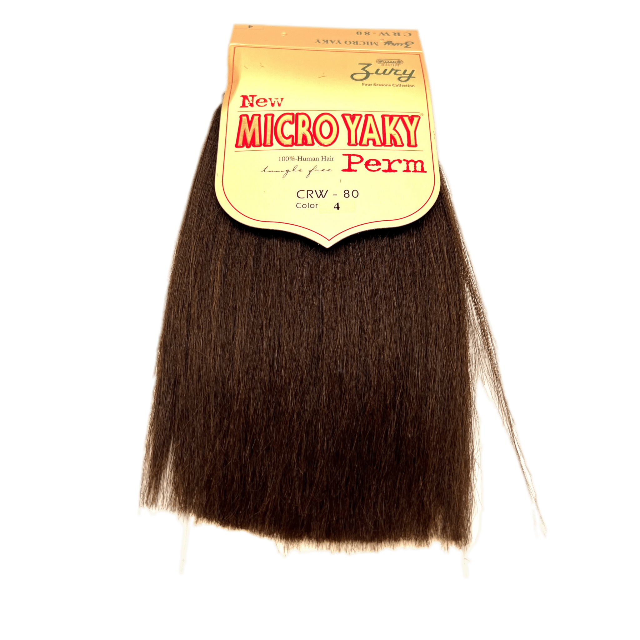 Zury 100% Human Hair Micro Yaky Perm Straight Extensions - Choose Size