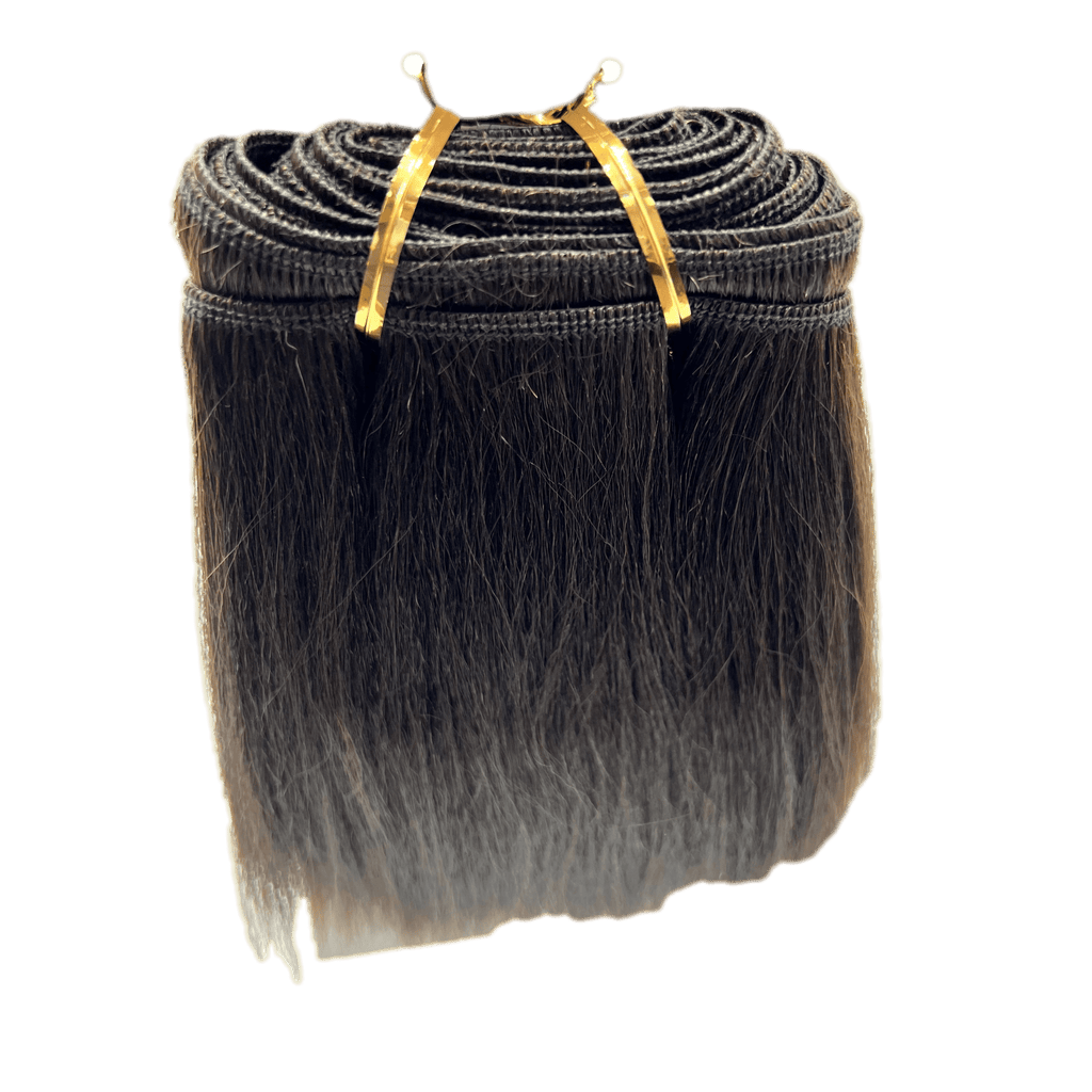 Zury 100% Human Hair Micro Yaky Perm Straight Extensions - Choose Size