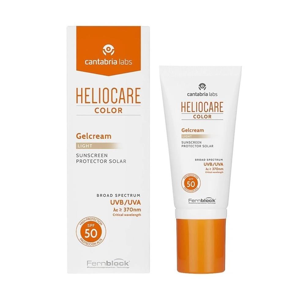 Heliocare SPF 50 Sunscreen Gel Cream Light - Daily Sun Protection with Anti-Aging Benefits