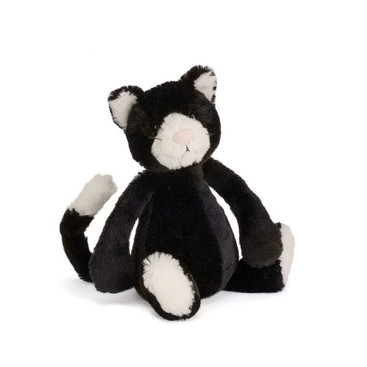 Bashful Black & White Kitten _ Small