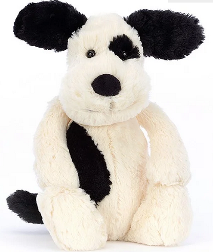 Bashful Black & Cream Puppy_Large