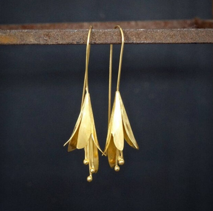 Gold Danling Earrings