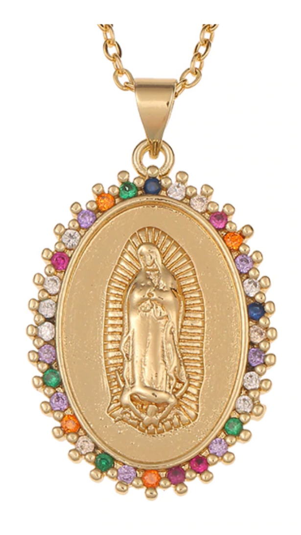 Virgin Mary Necklace