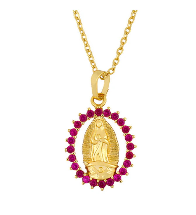 Virgin Mary Necklace