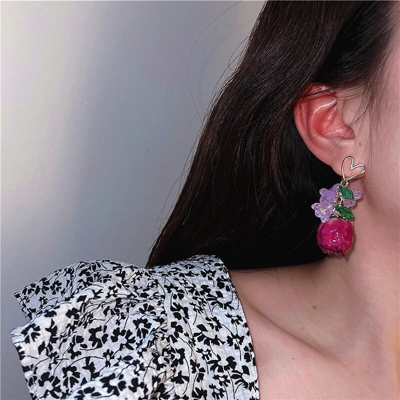 Hearts and Flowers Earrings