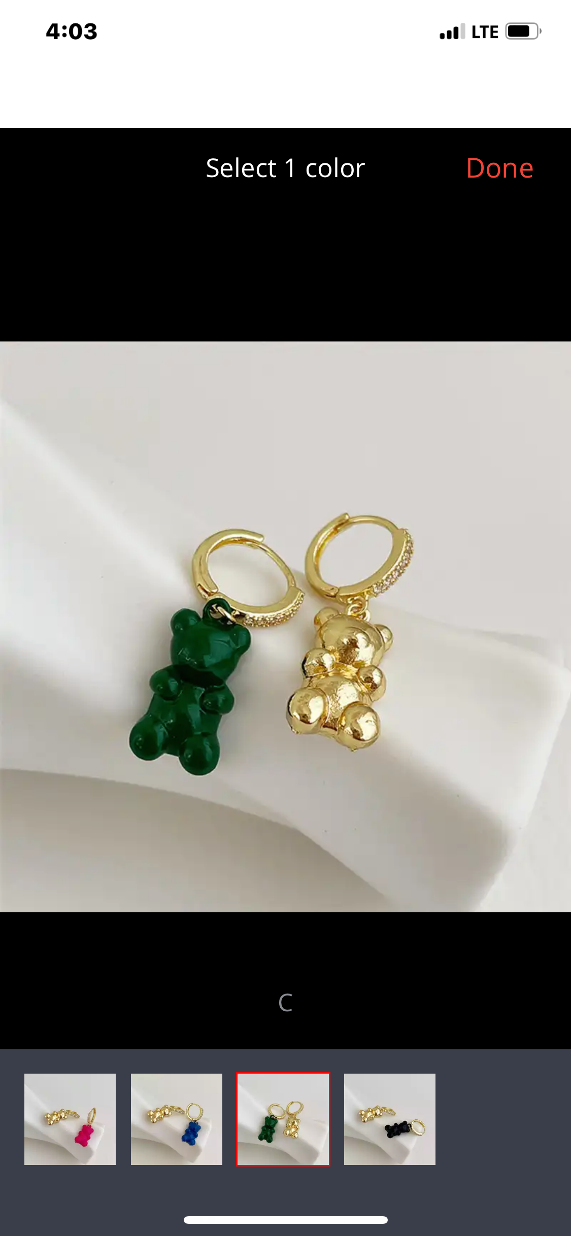 Gummy Bear Earrings