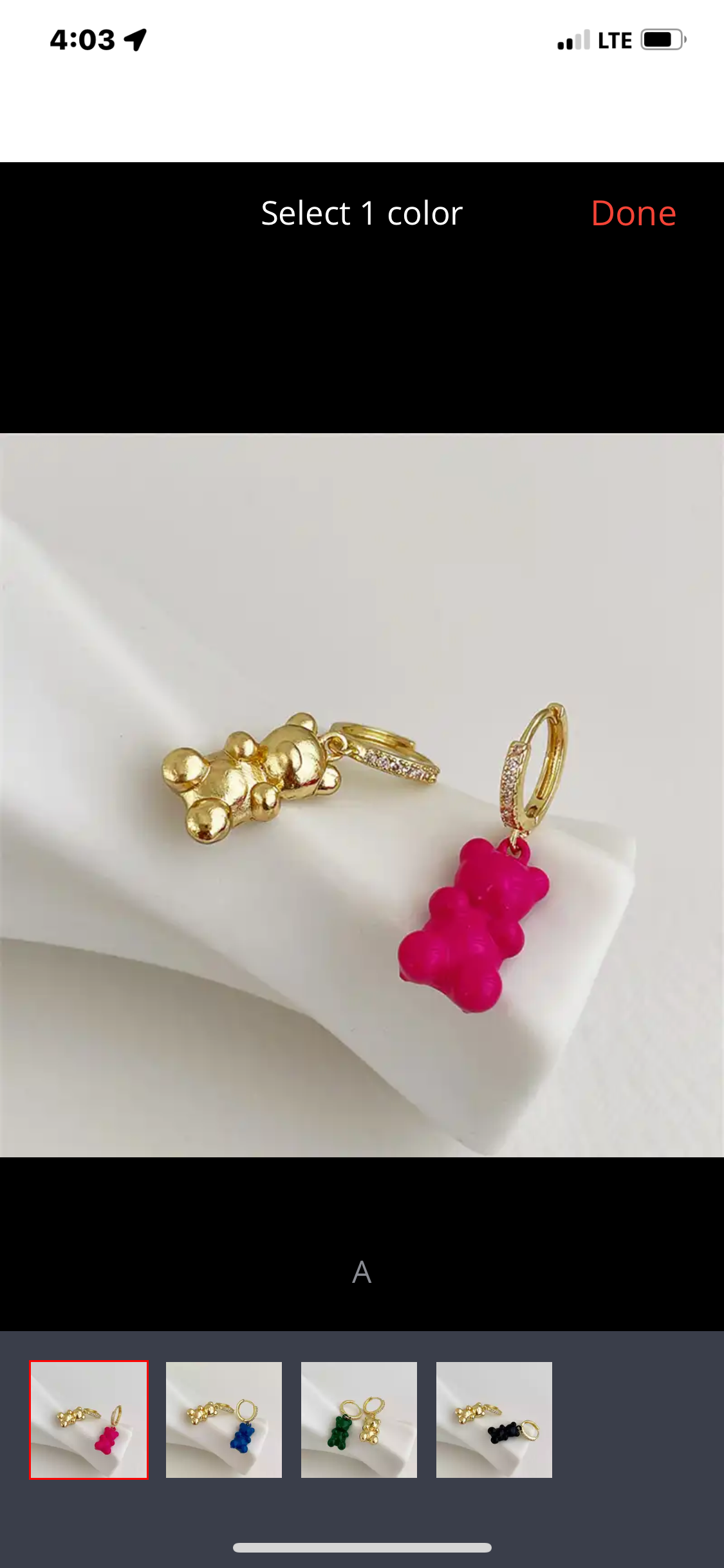 Gummy Bear Earrings