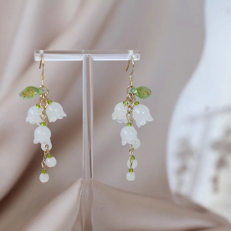 Lily of the Valley Dangling Earrings